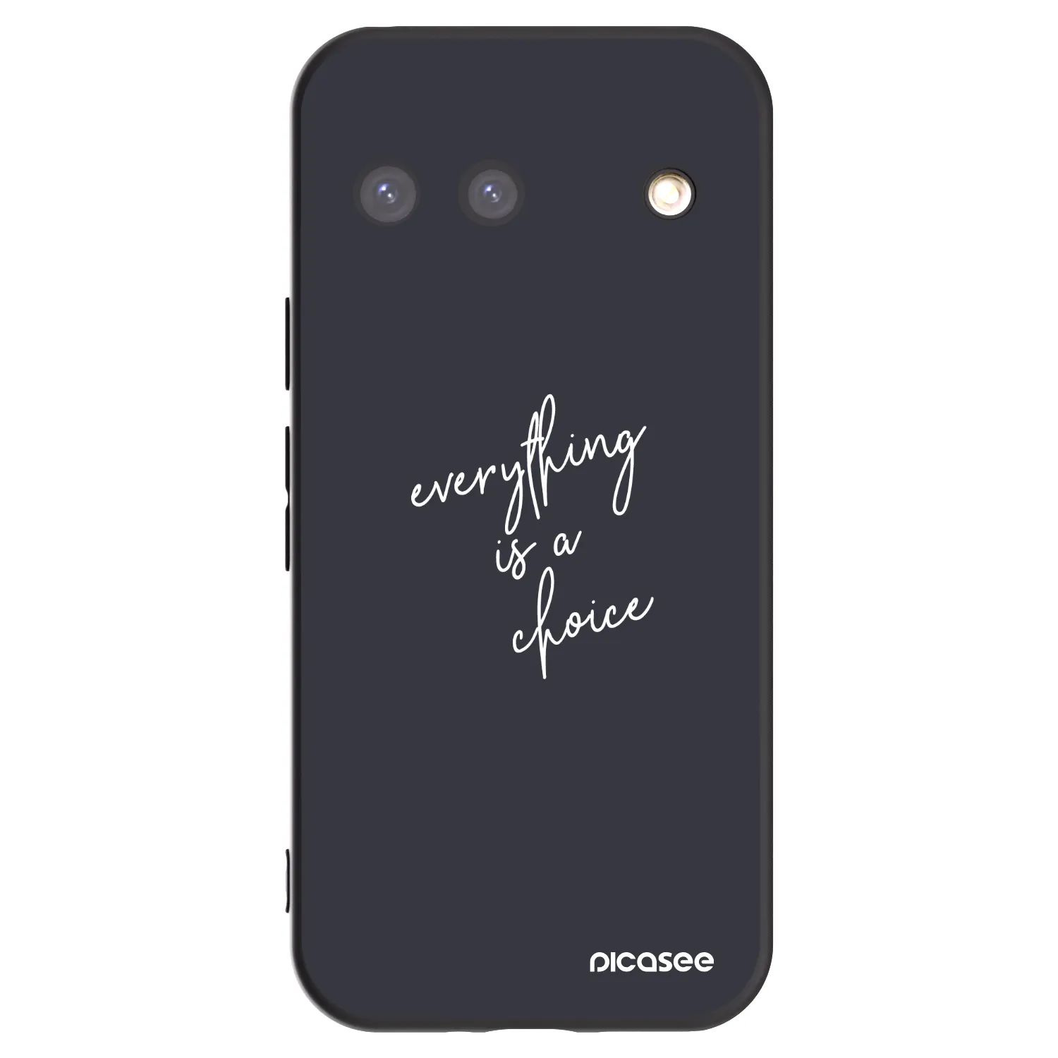 Picasee silikonový černý obal pro Google Pixel 9 - Vše je na tobě