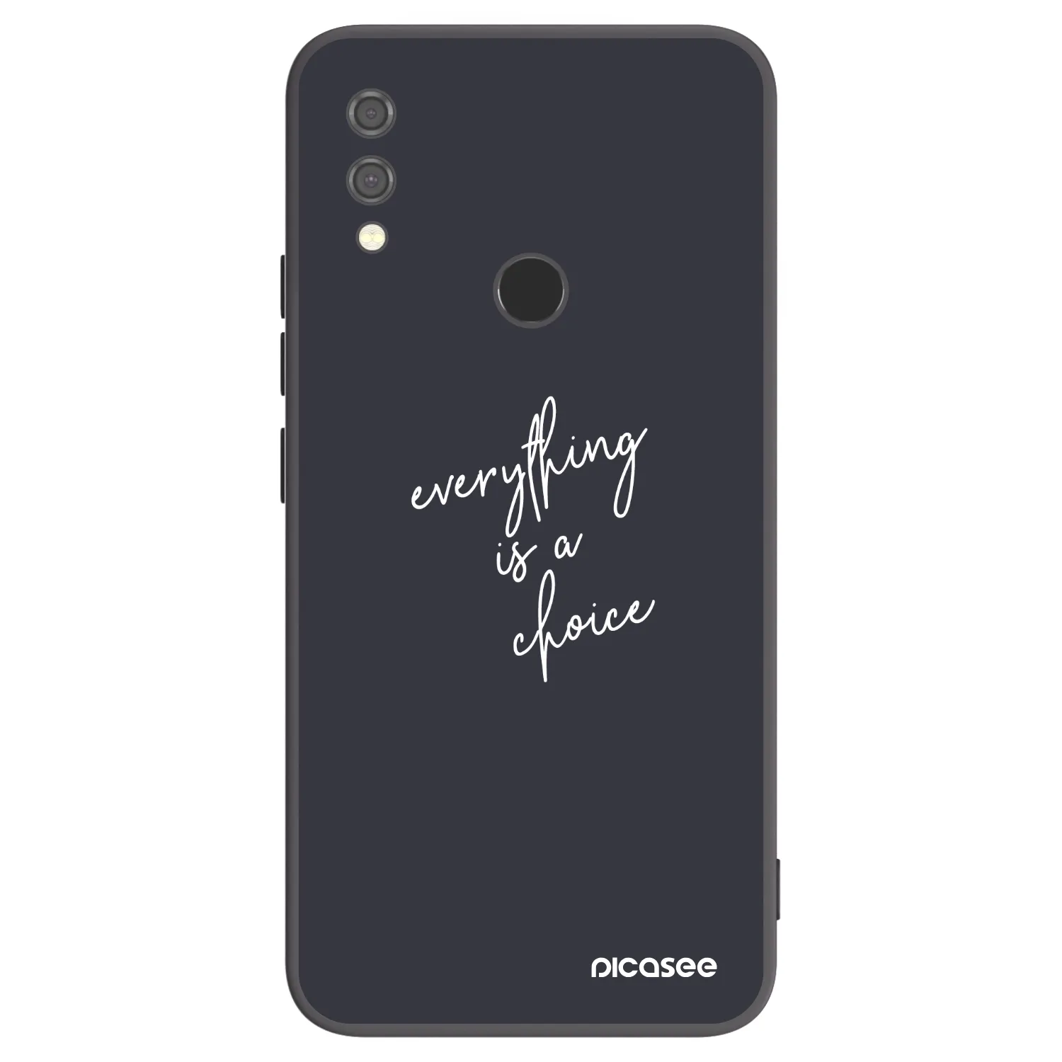 Picasee silikonový černý obal pro Xiaomi Redmi Note 7 - Vše je na tobě
