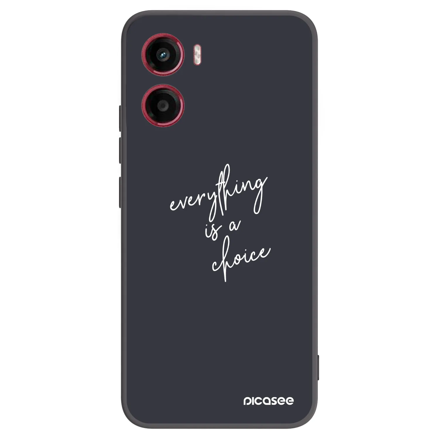 Picasee silikonový černý obal pro Motorola Moto G05 - Vše je na tobě