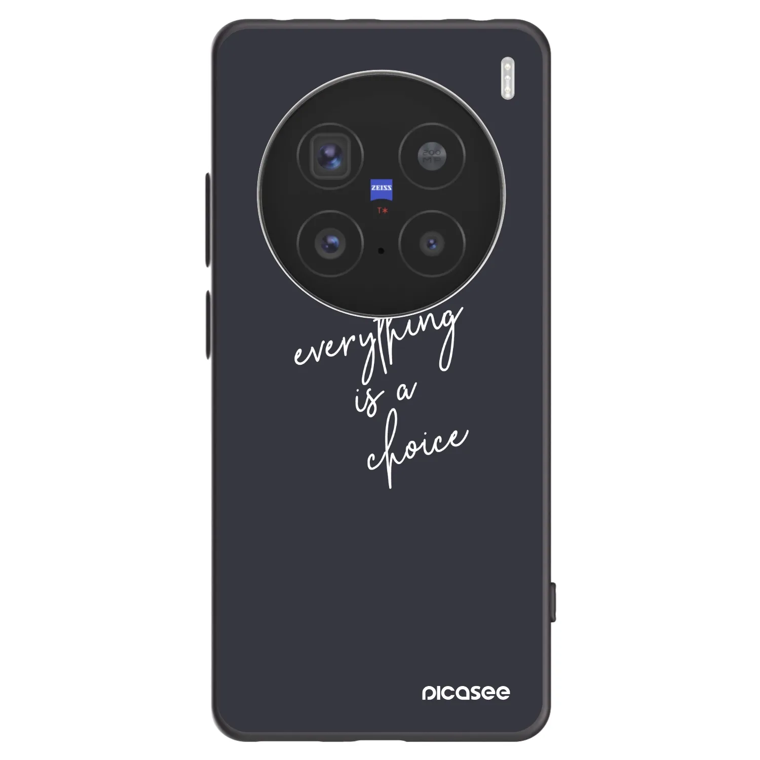 Picasee silikonový černý obal pro Vivo X200 Pro - Vše je na tobě