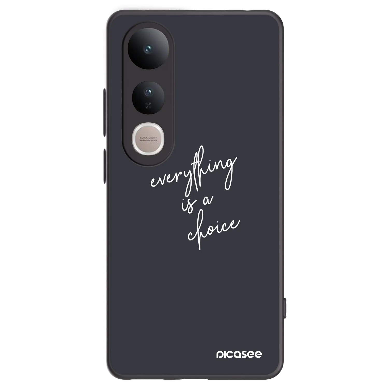 Picasee silikonový černý obal pro Vivo V50 Lite 5G - Vše je na tobě