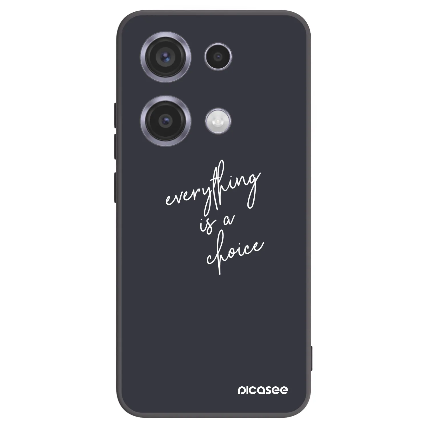 Picasee silikonový černý obal pro Xiaomi Redmi Note 14S - Vše je na tobě