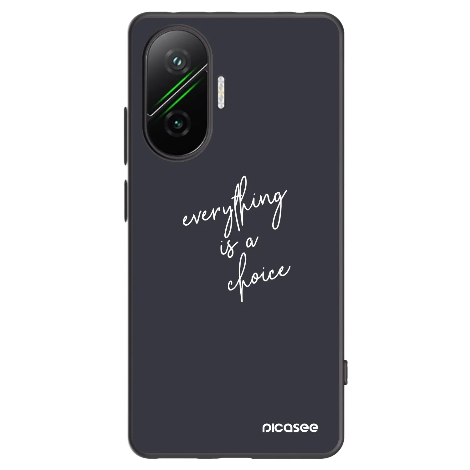 Picasee silikonový černý obal pro Xiaomi Poco F7 5G - Vše je na tobě