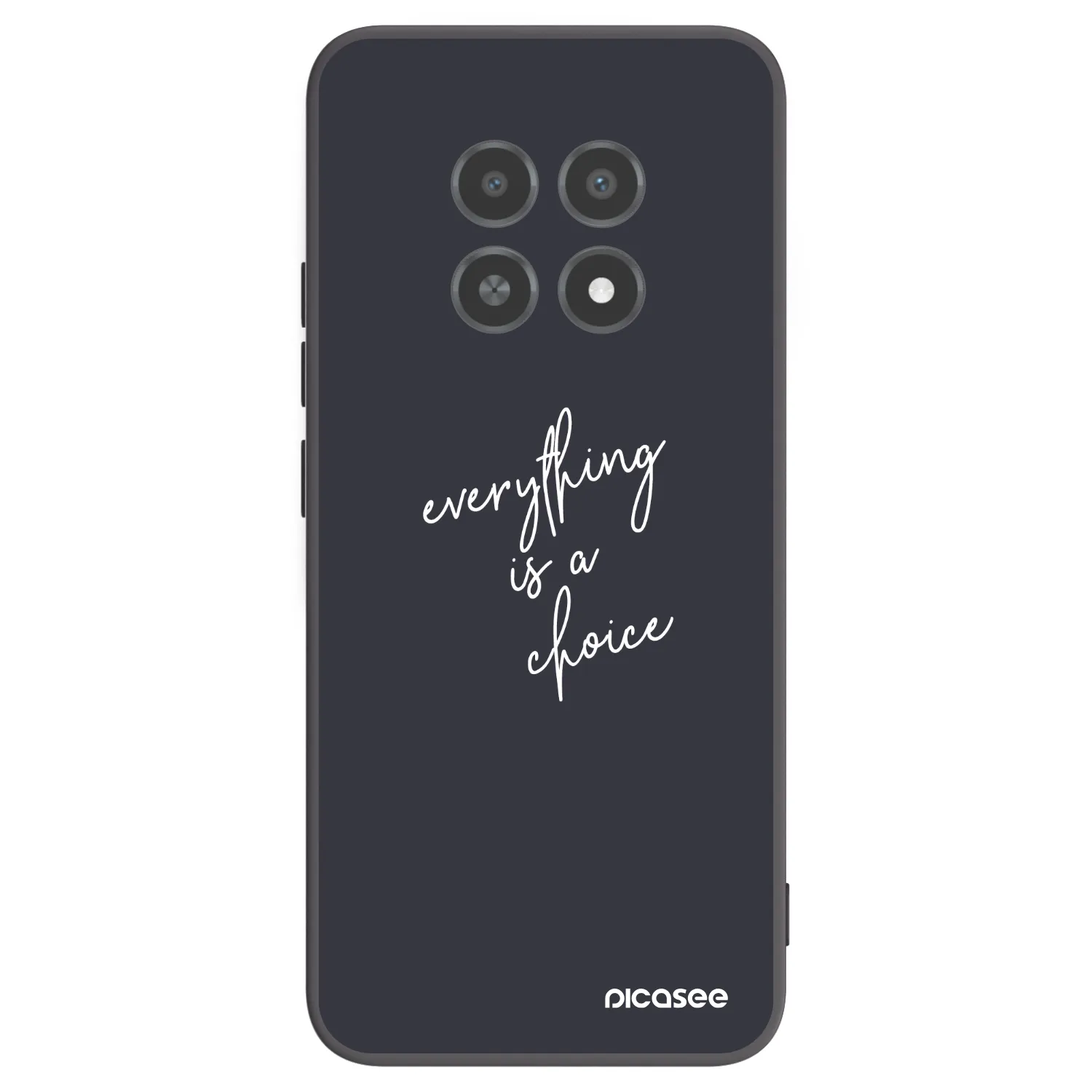 Picasee silikonový černý obal pro Realme 12X - Vše je na tobě
