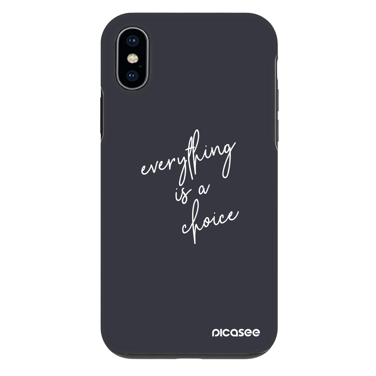 Picasee Fashion Case pro Apple iPhone X/XS - Vše je na tobě