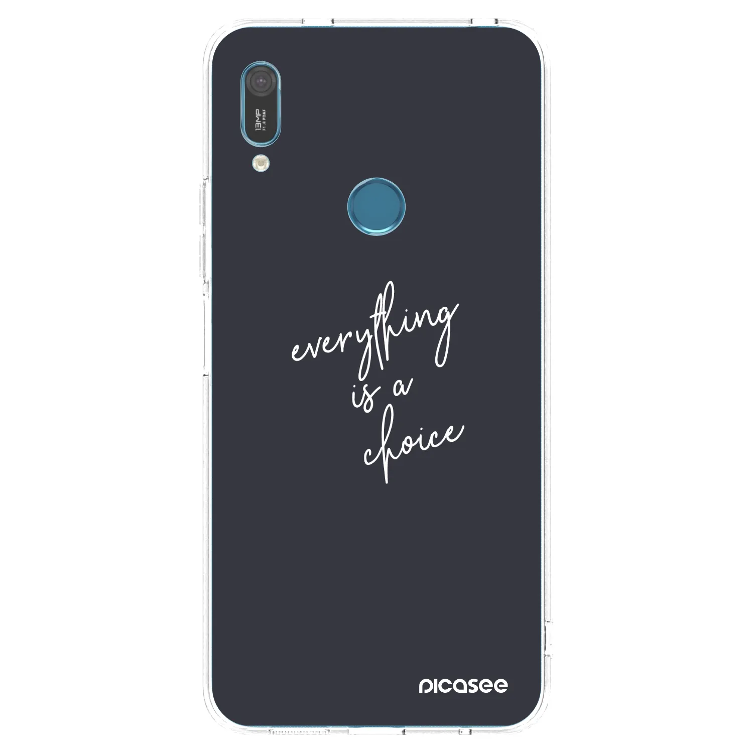 Picasee silikonový průhledný obal pro Huawei Y6 2019 - Vše je na tobě
