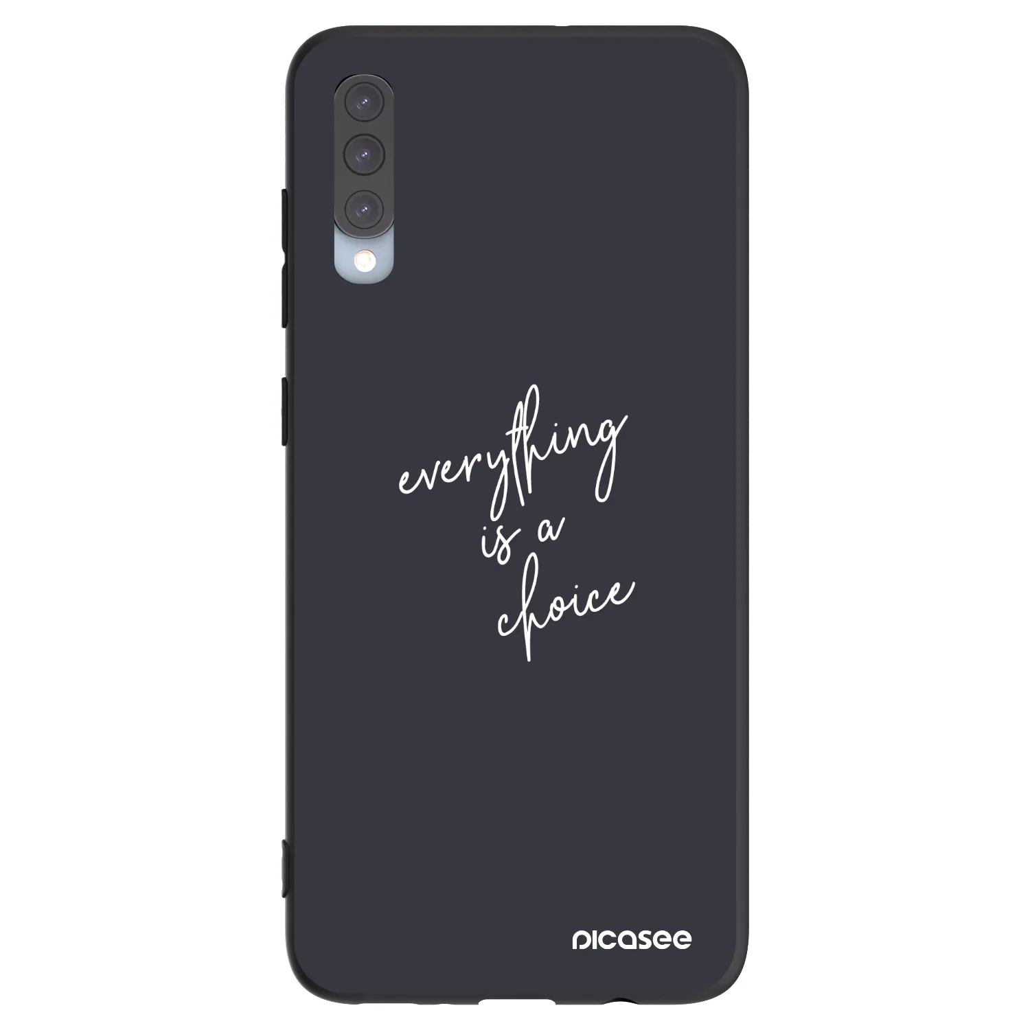 Picasee silikonový černý obal pro Samsung Galaxy A70 A705F - Vše je na tobě