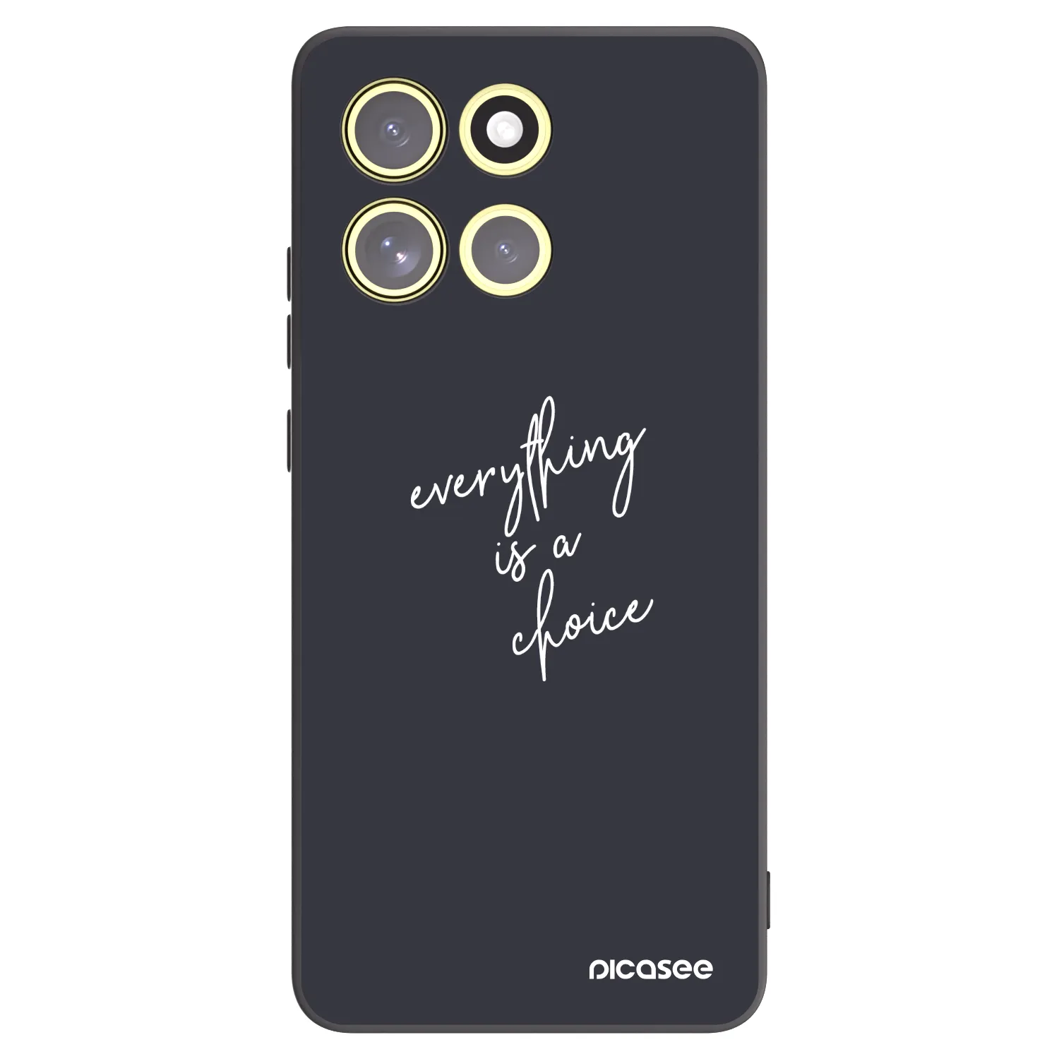 Picasee silikonový černý obal pro Motorola Moto G86 5G - Vše je na tobě