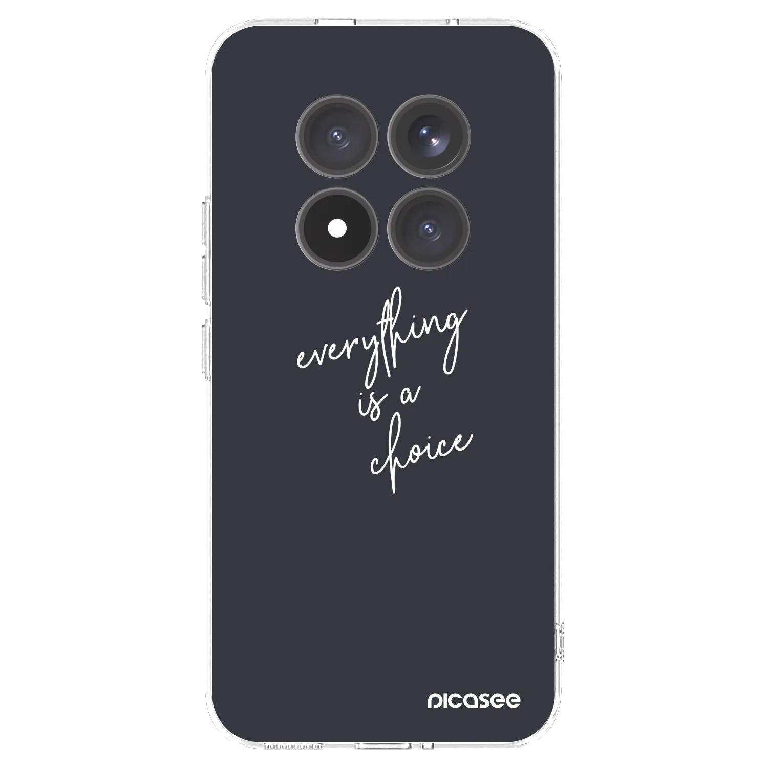 Picasee silikonový průhledný obal pro Xiaomi Redmi Note 15 Pro+ - Vše je na tobě