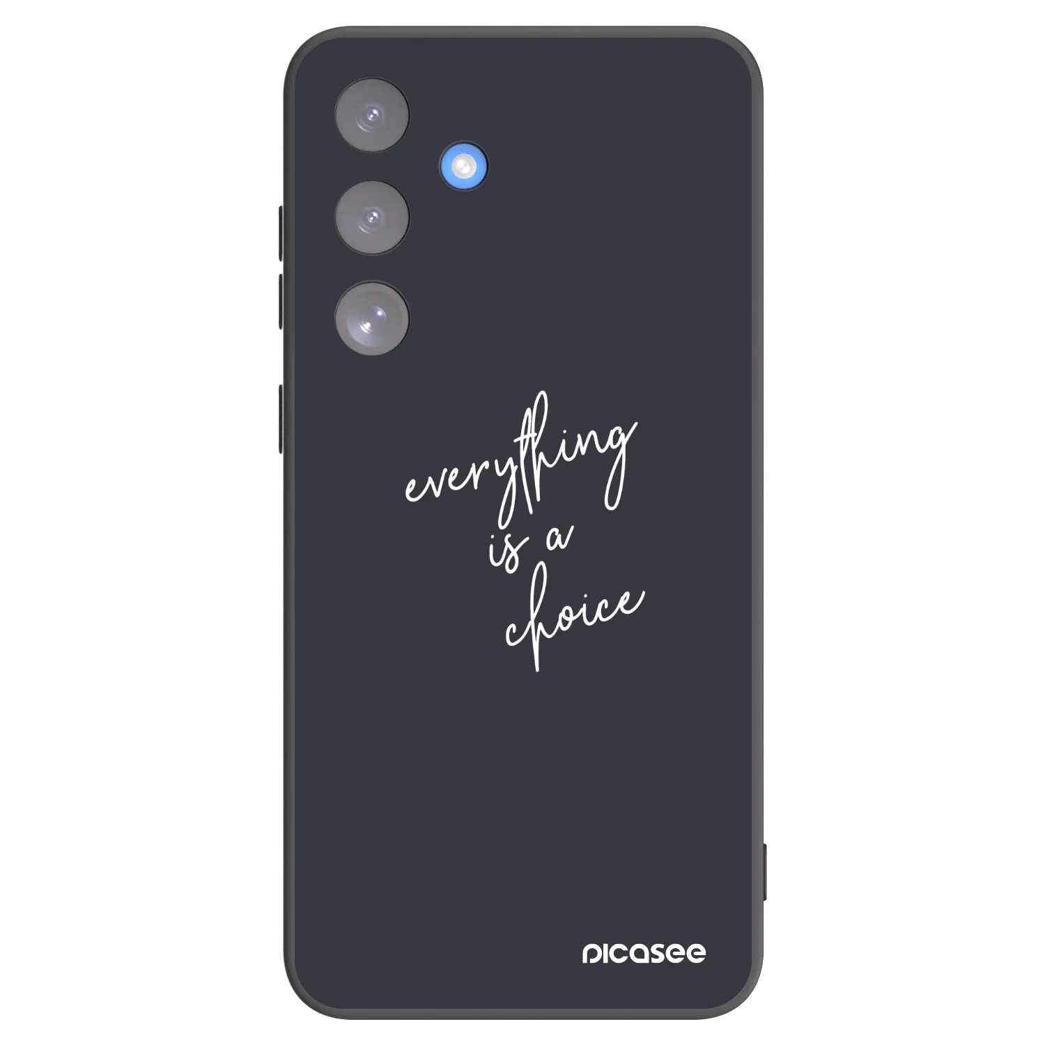 Picasee silikonový černý obal pro Samsung Galaxy S25 FE 5G - Vše je na tobě