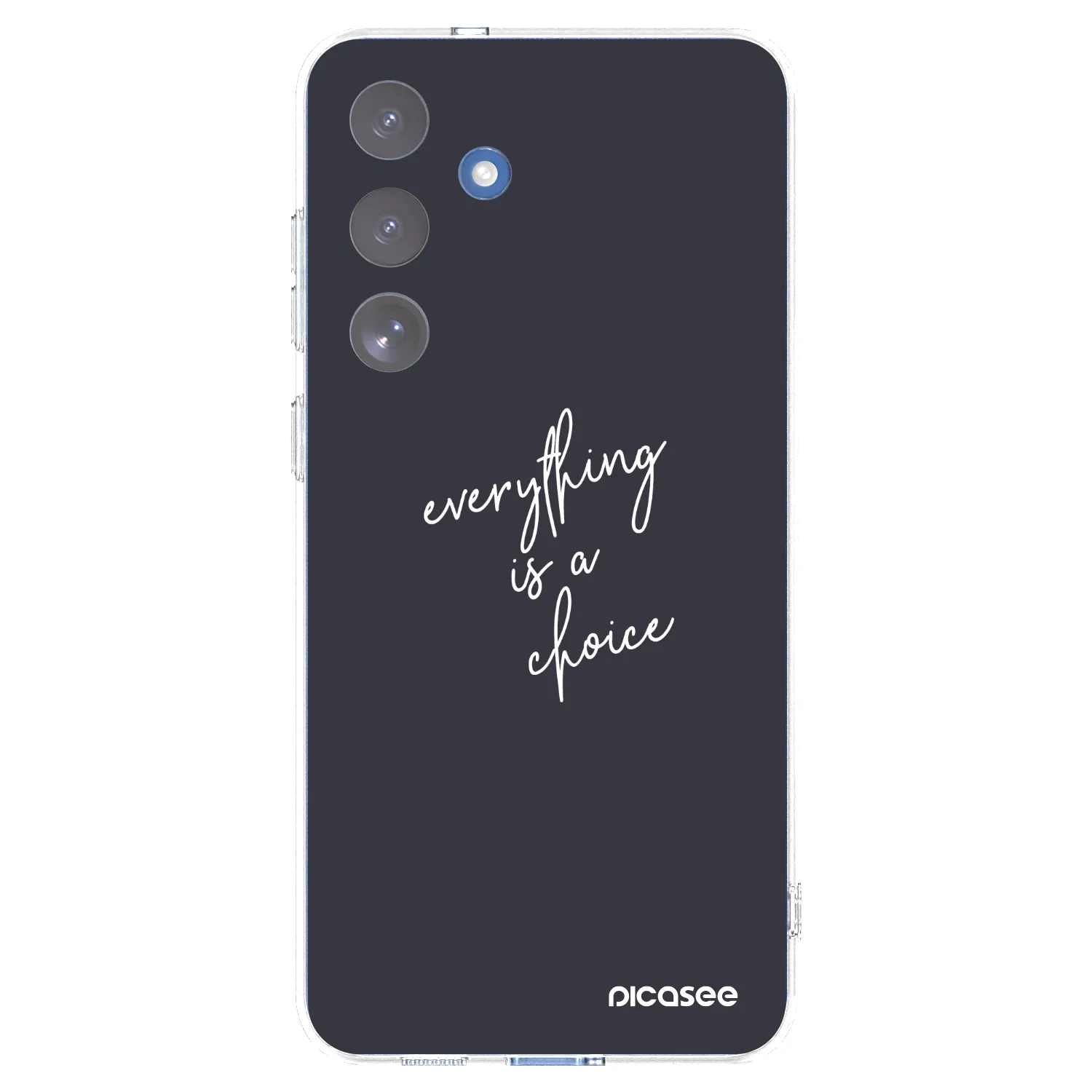 Picasee silikonový průhledný obal pro Samsung Galaxy S25 FE 5G - Vše je na tobě
