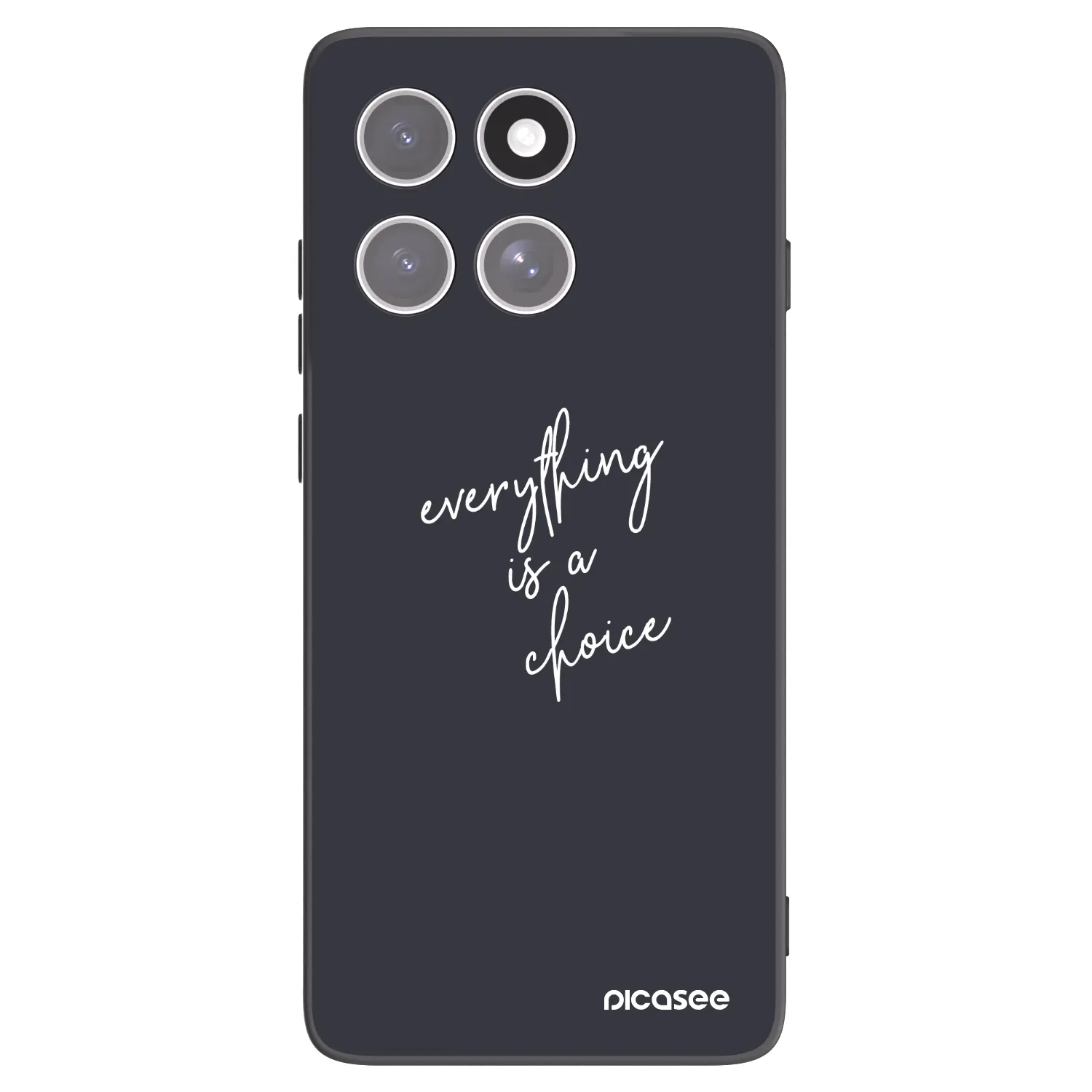 Picasee silikonový černý obal pro Motorola Edge 60 Fusion - Vše je na tobě