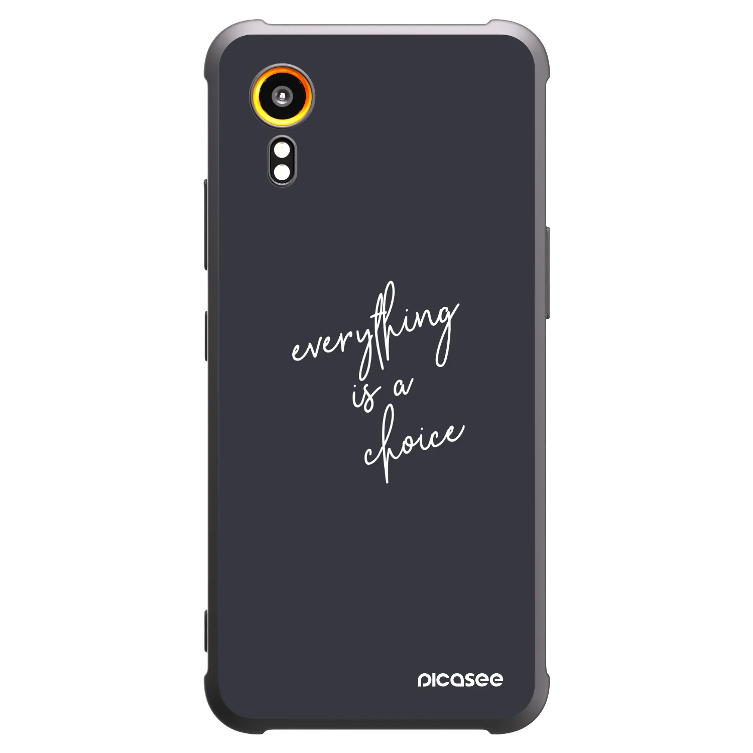 Picasee silikonový černý obal pro Samsung Galaxy Xcover 7 - Vše je na tobě