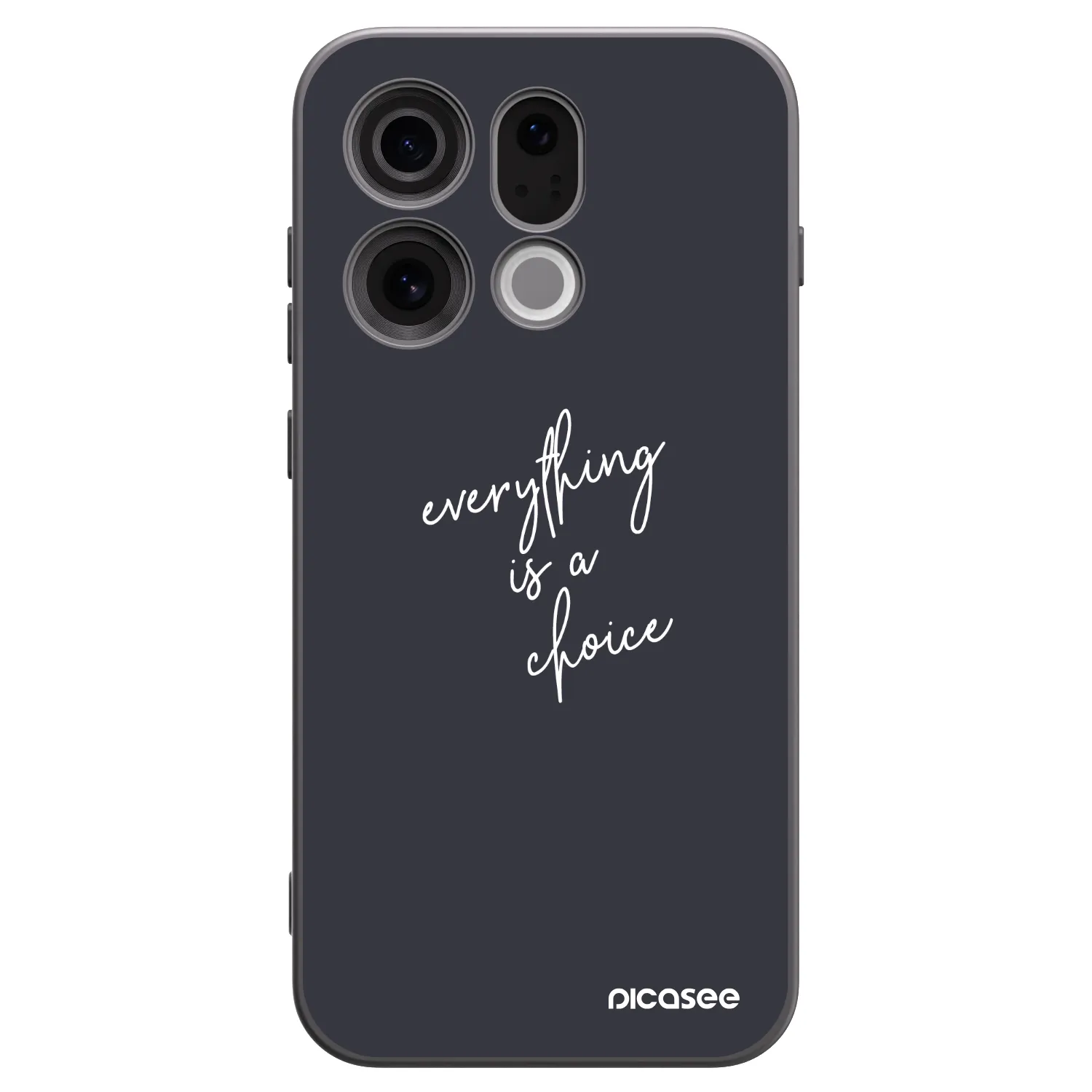 Picasee silikonový černý obal pro OPPO Find X9 - Vše je na tobě