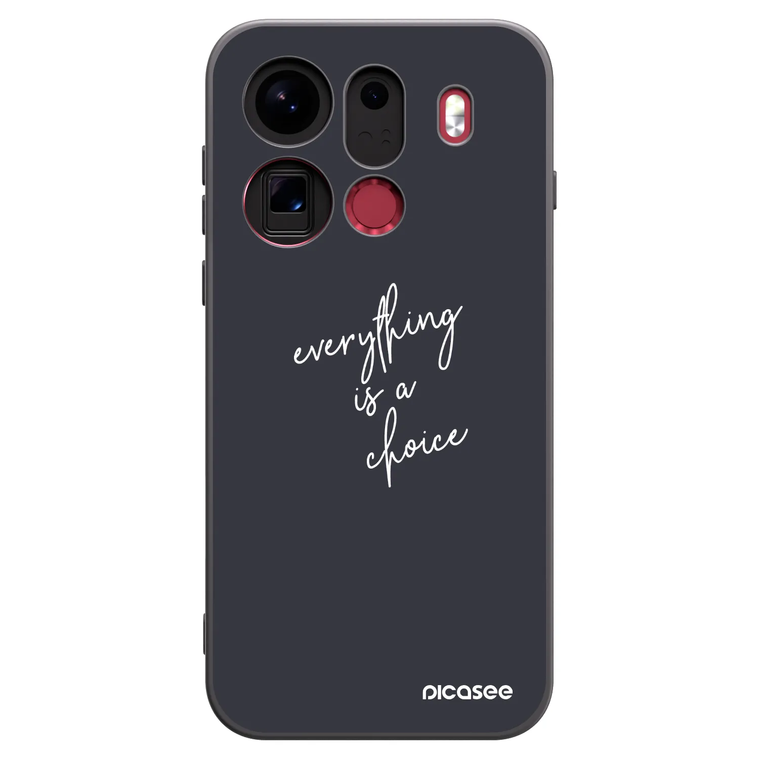 Picasee silikonový černý obal pro OPPO Find X9 Pro - Vše je na tobě