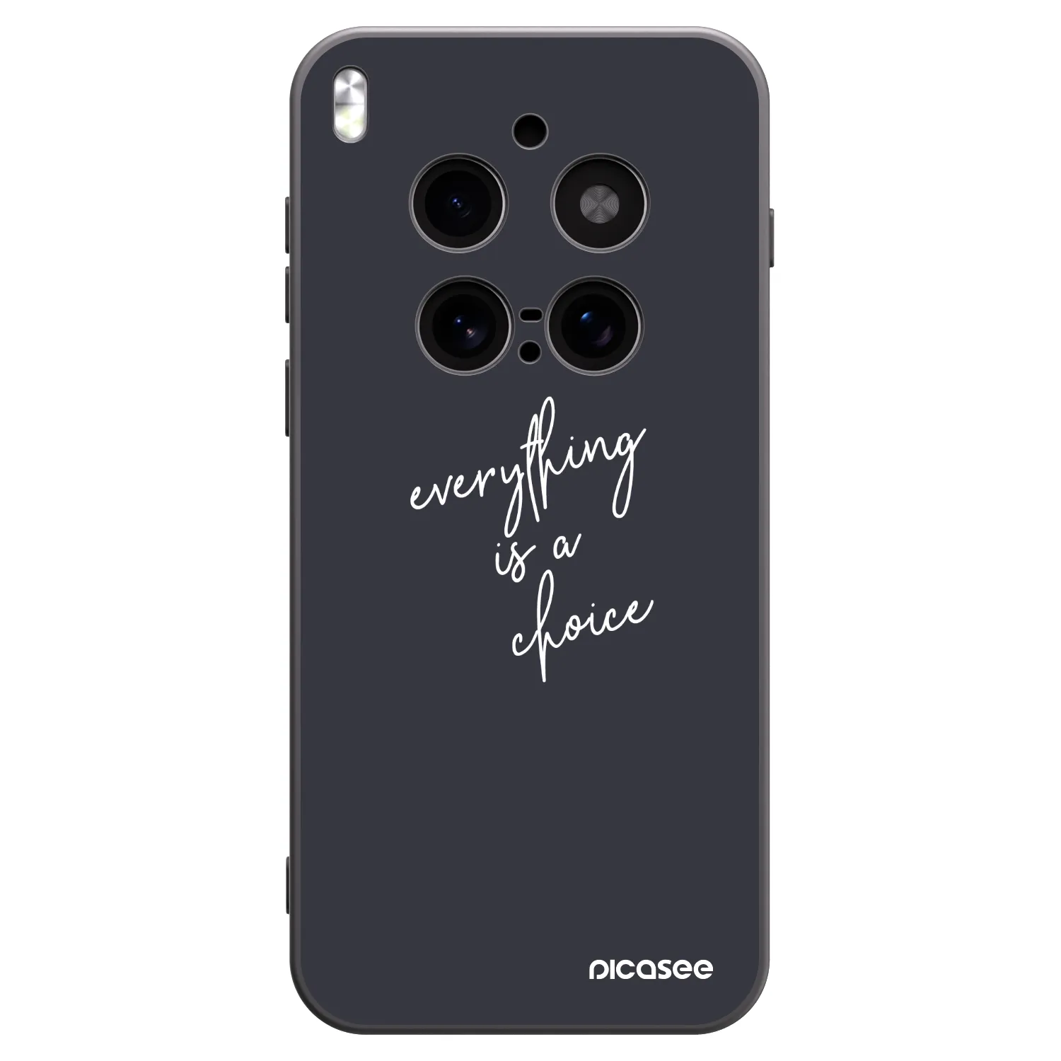 Picasee silikonový černý obal pro Vivo X300 Pro - Vše je na tobě