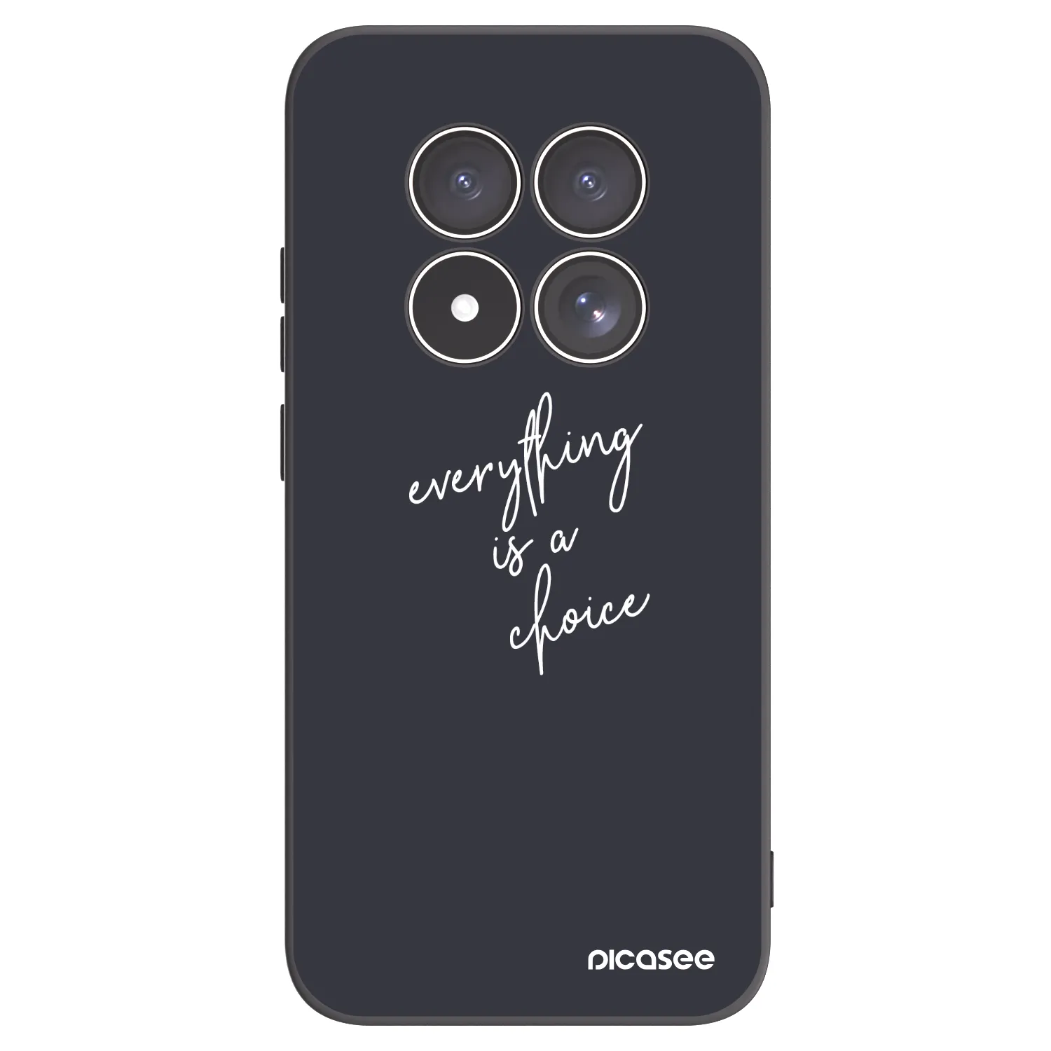 Picasee silikonový černý obal pro Xiaomi Redmi Note 15 Pro 5G - Vše je na tobě