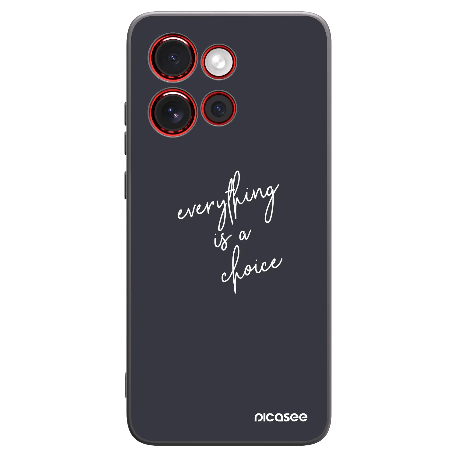 Picasee silikonový černý obal pro Motorola Edge 60 Neo 5G - Vše je na tobě
