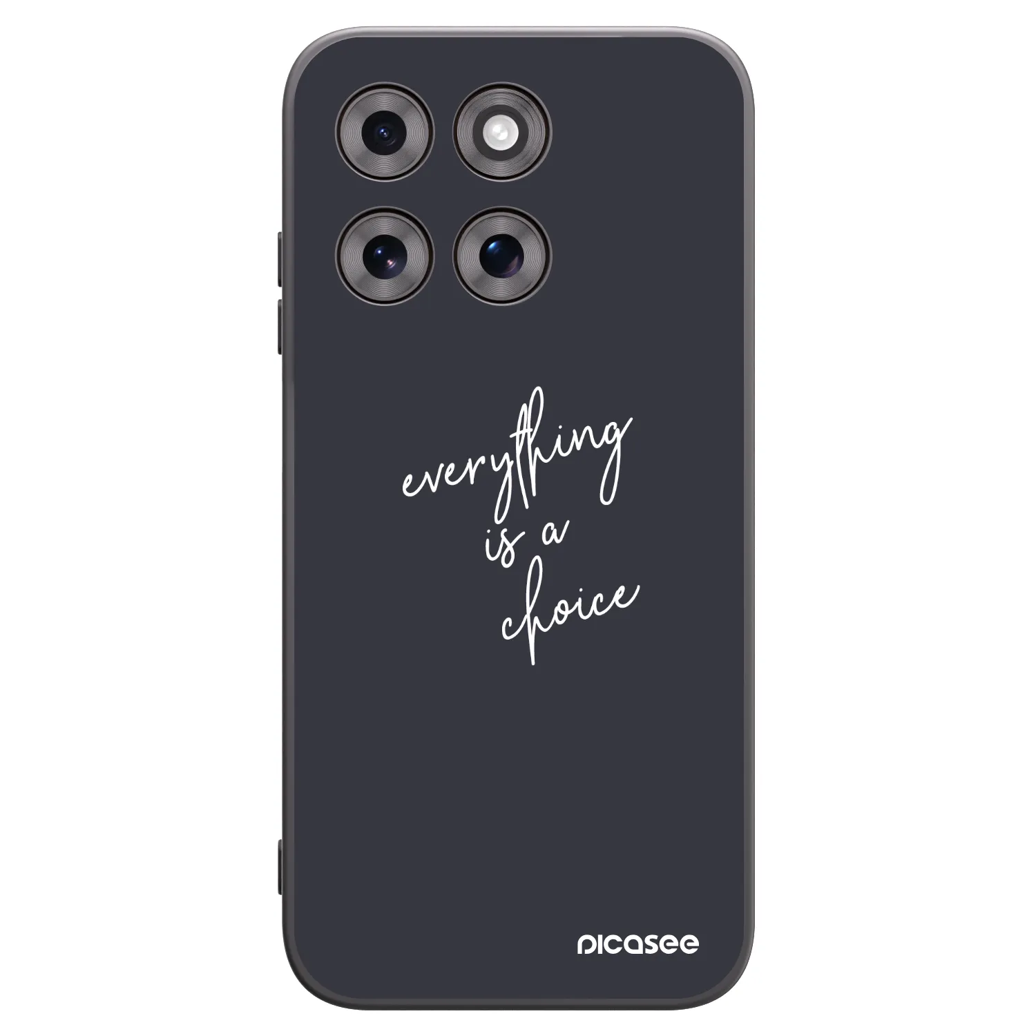Picasee silikonový černý obal pro Motorola Moto G77 - Vše je na tobě