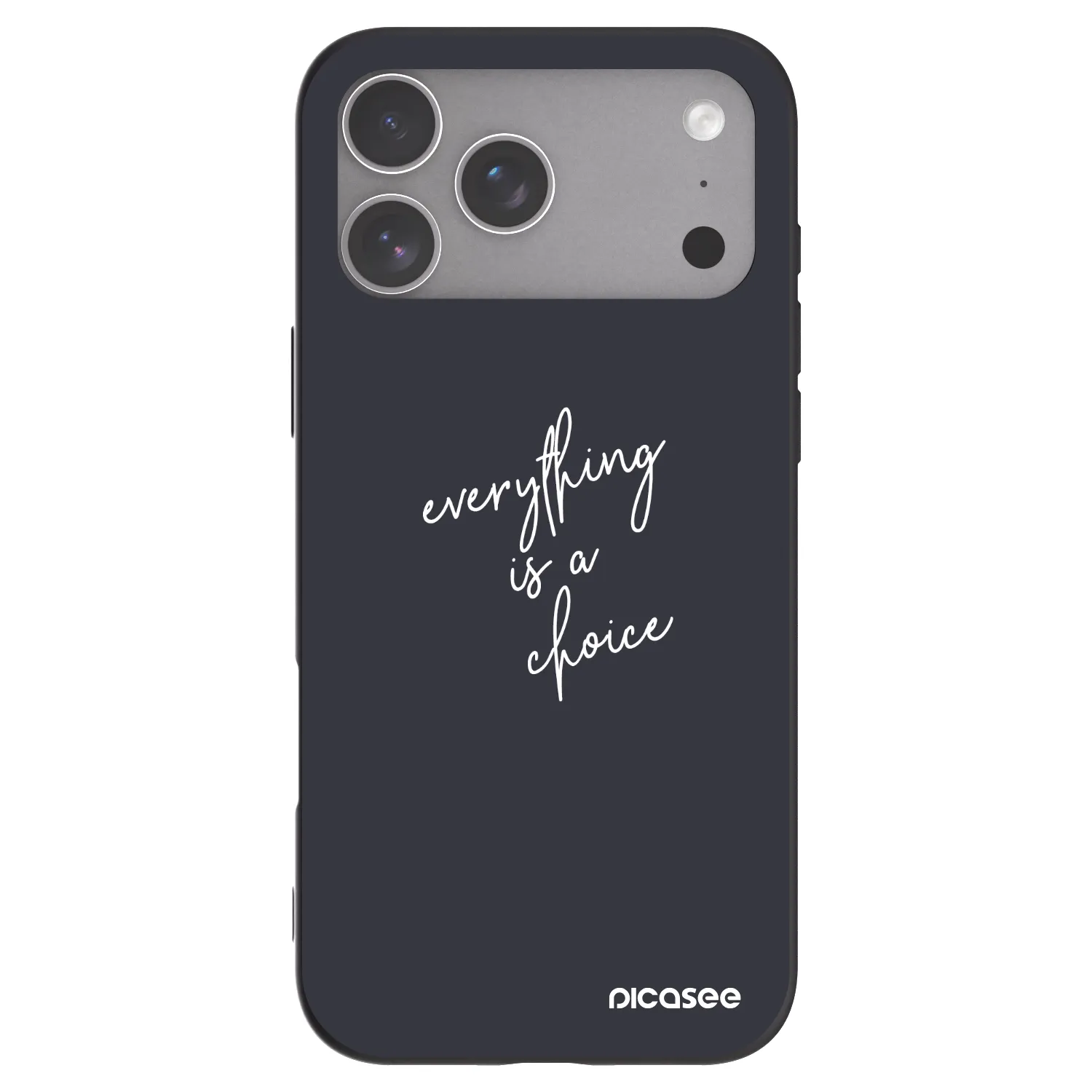 Picasee silikonový černý obal pro Apple iPhone 18 Pro Max - Vše je na tobě