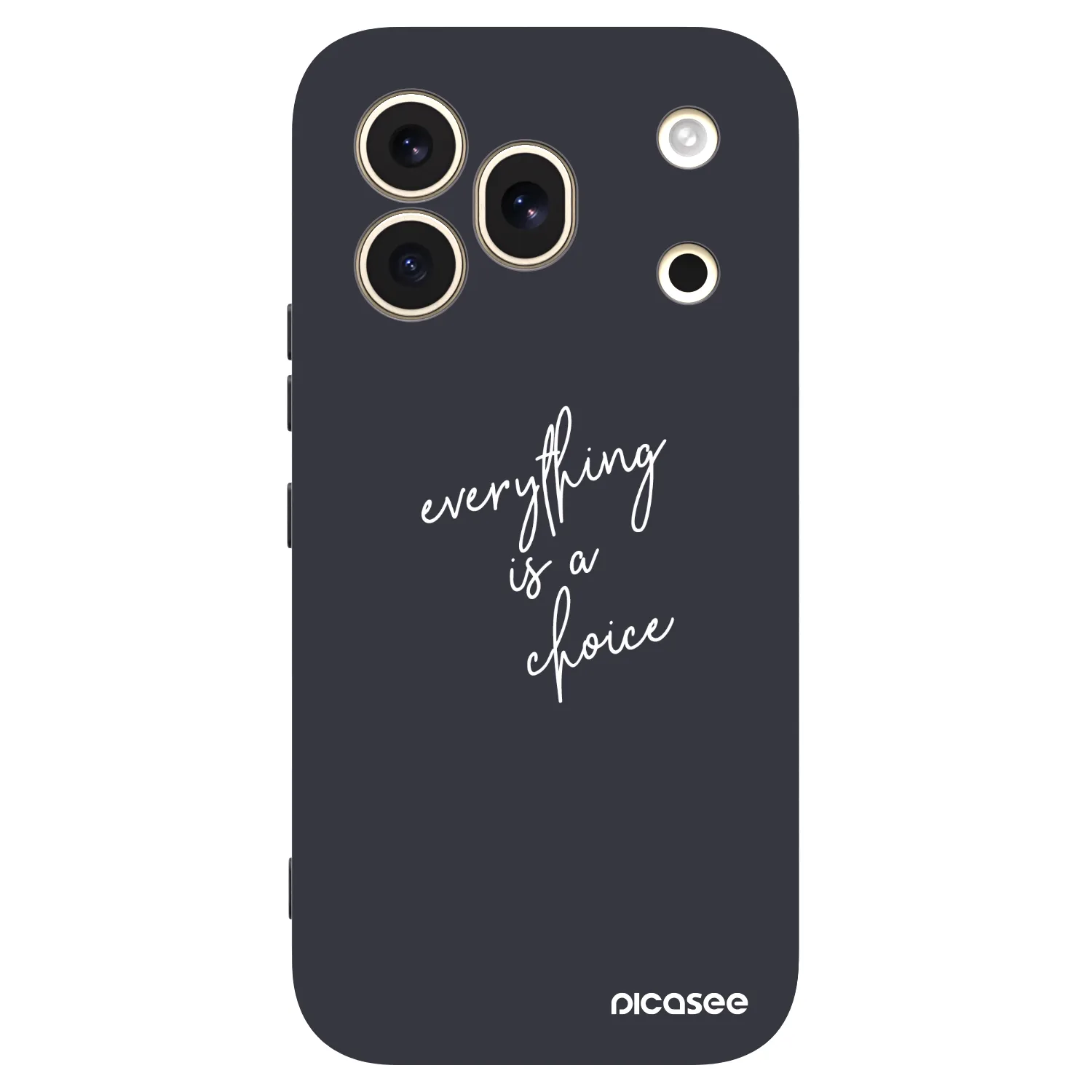 Picasee silikonový černý obal pro Honor 600 Pro - Vše je na tobě