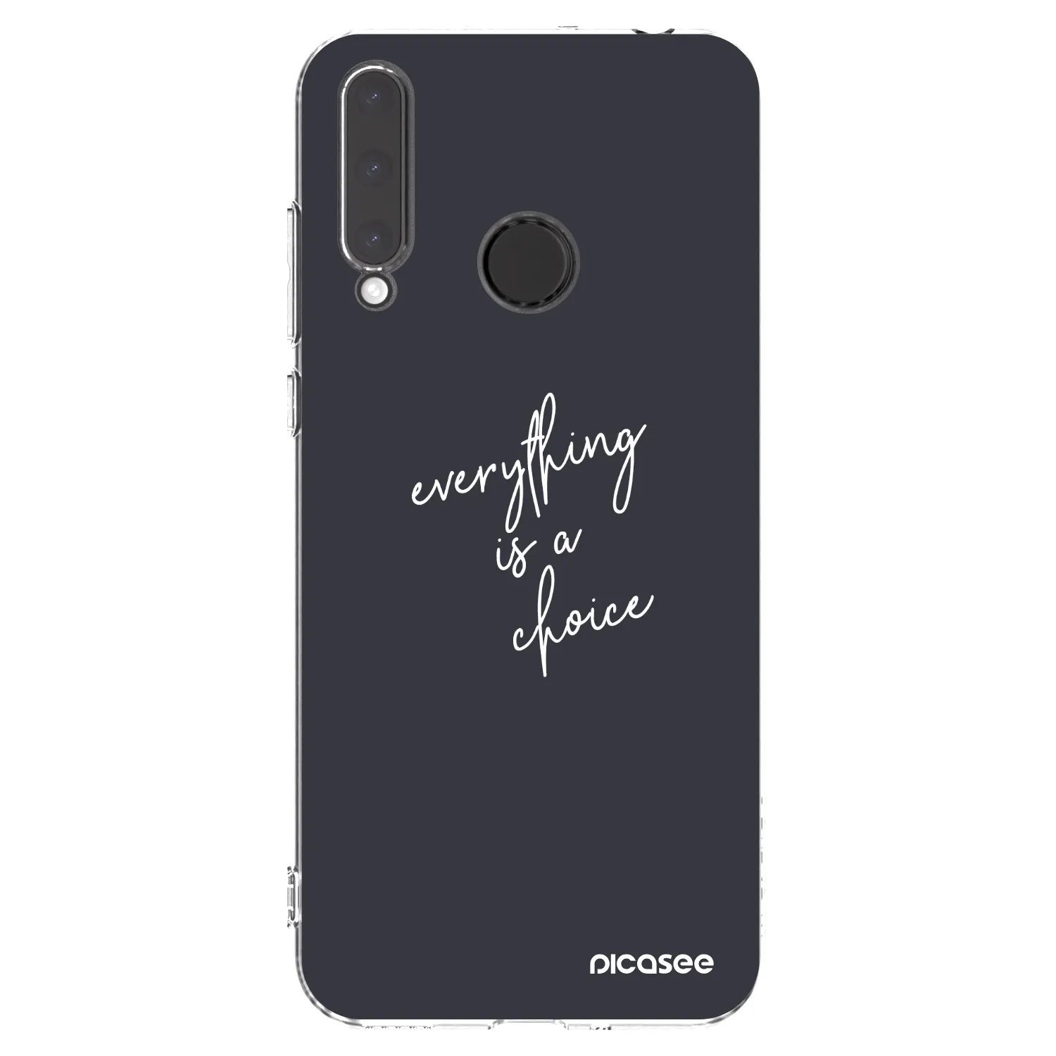 Picasee silikonový průhledný obal pro Honor 20 Lite - Vše je na tobě