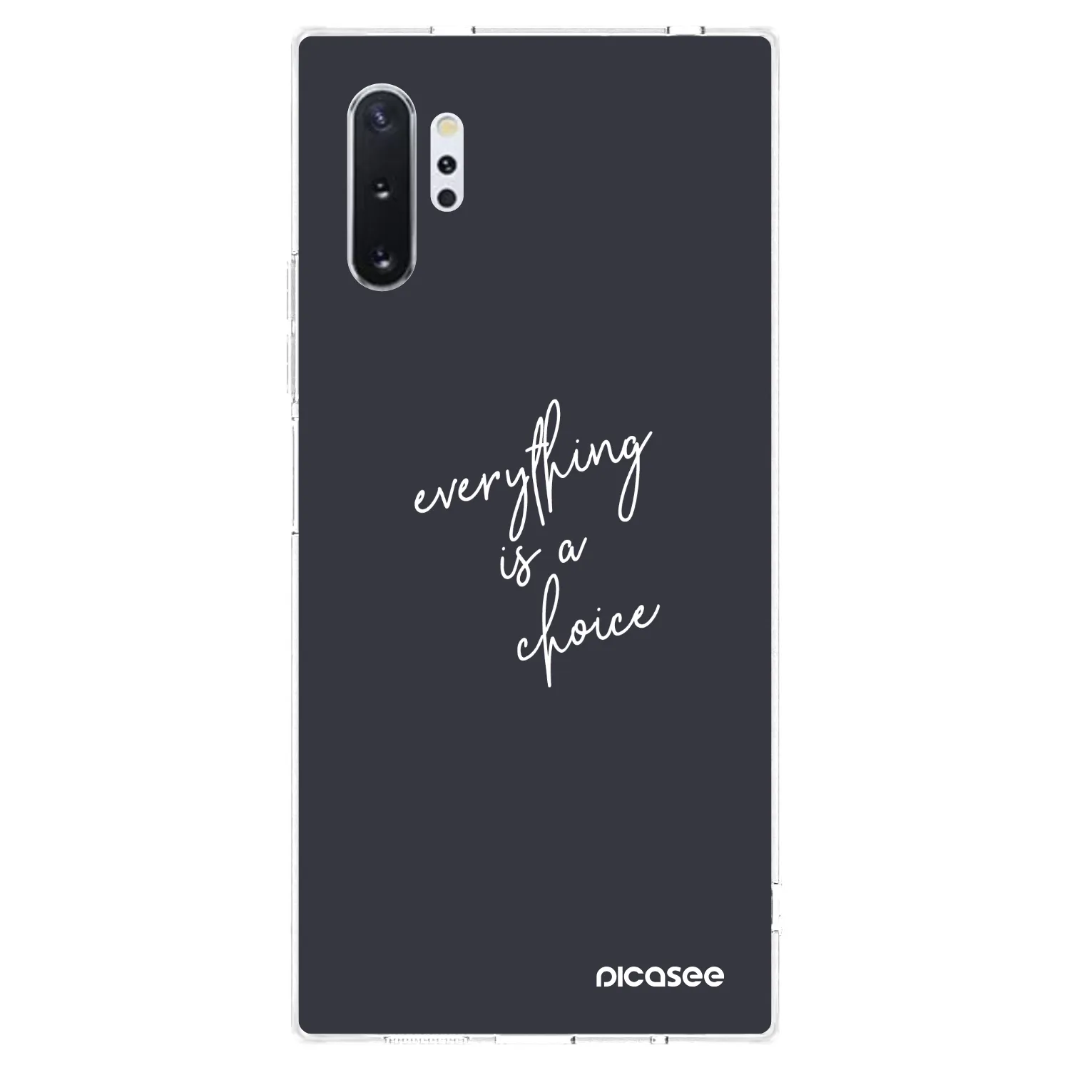 Picasee silikonový průhledný obal pro Samsung Galaxy Note 10+ N975F - Vše je na tobě