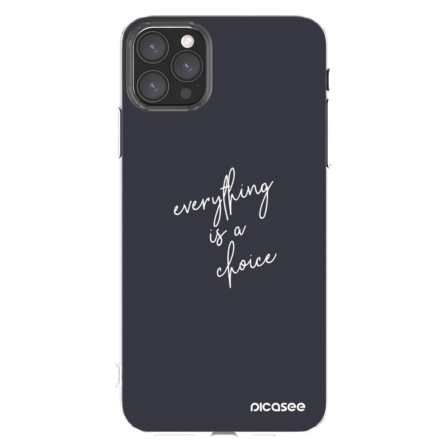 Picasee silikonový průhledný obal pro Apple iPhone 11 Pro Max - Vše je na tobě