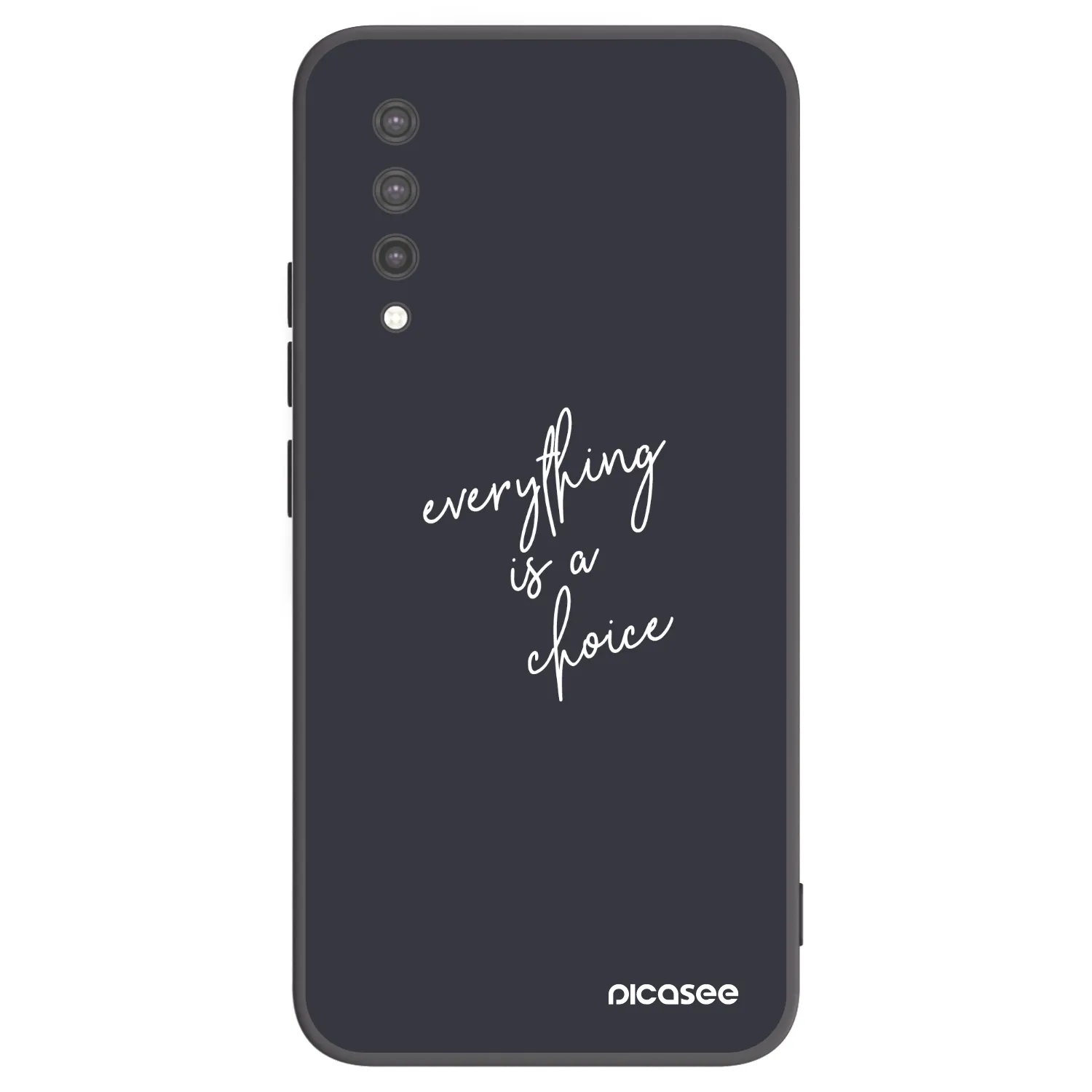 Picasee silikonový černý obal pro Xiaomi Mi 9 Lite - Vše je na tobě