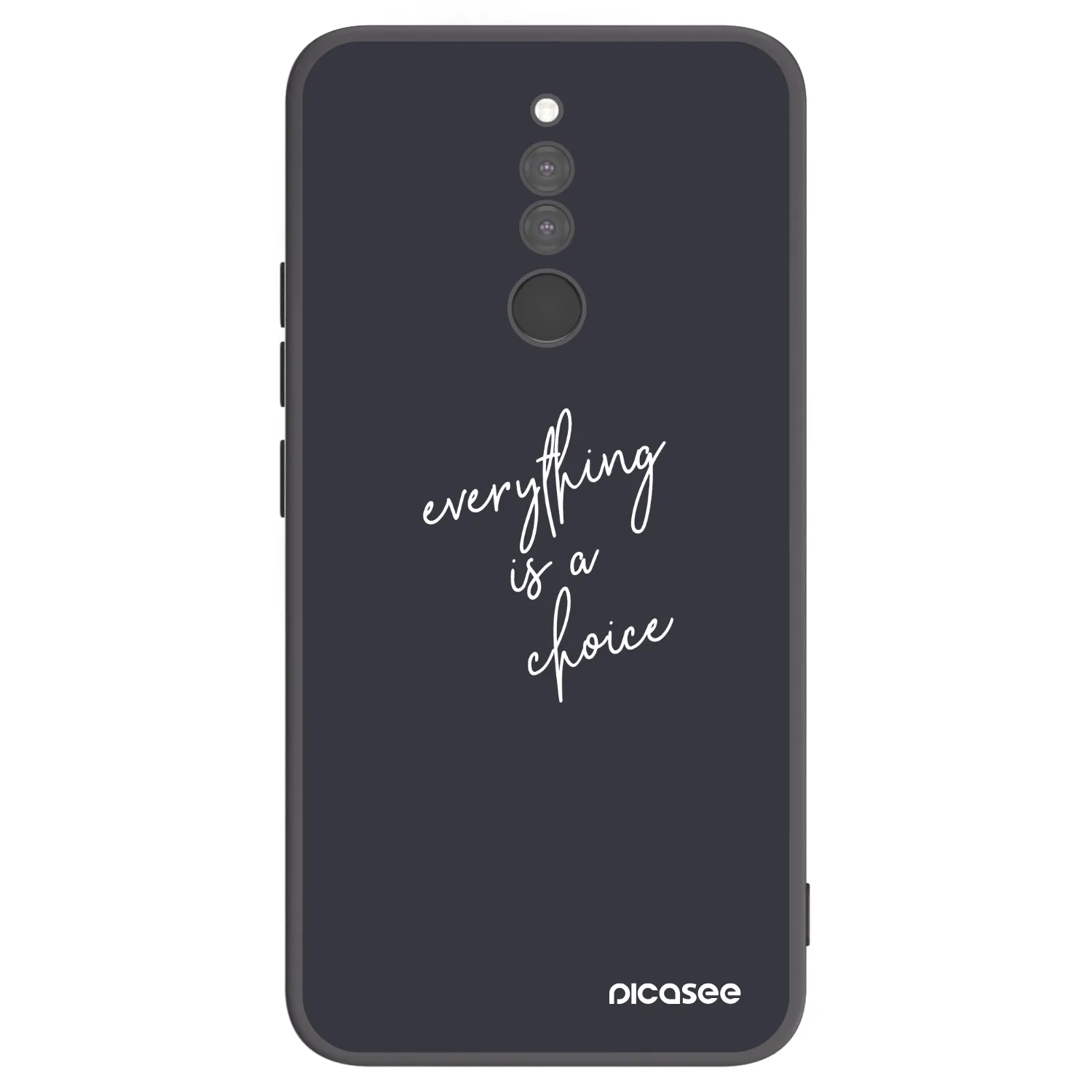 Picasee silikonový černý obal pro Xiaomi Redmi 8 - Vše je na tobě