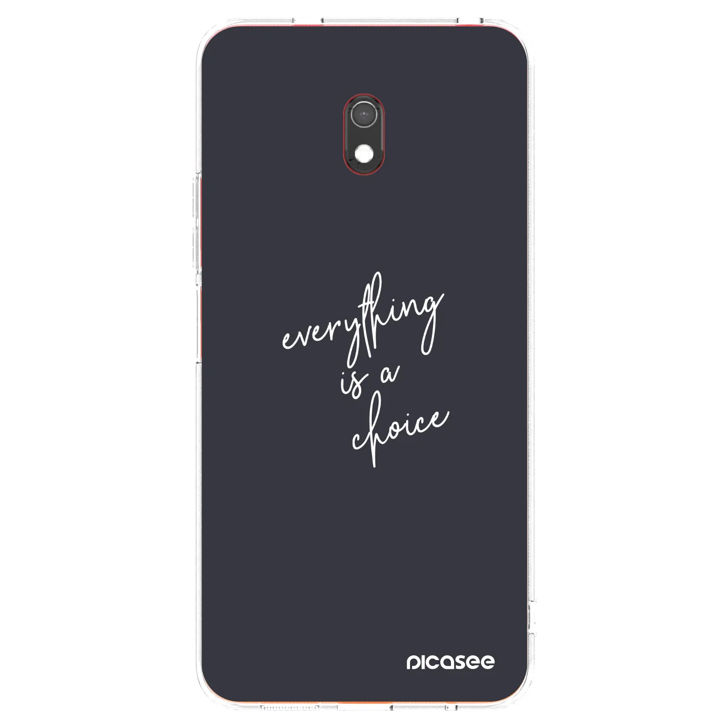 Picasee silikonový průhledný obal pro Xiaomi Redmi 8A - Vše je na tobě