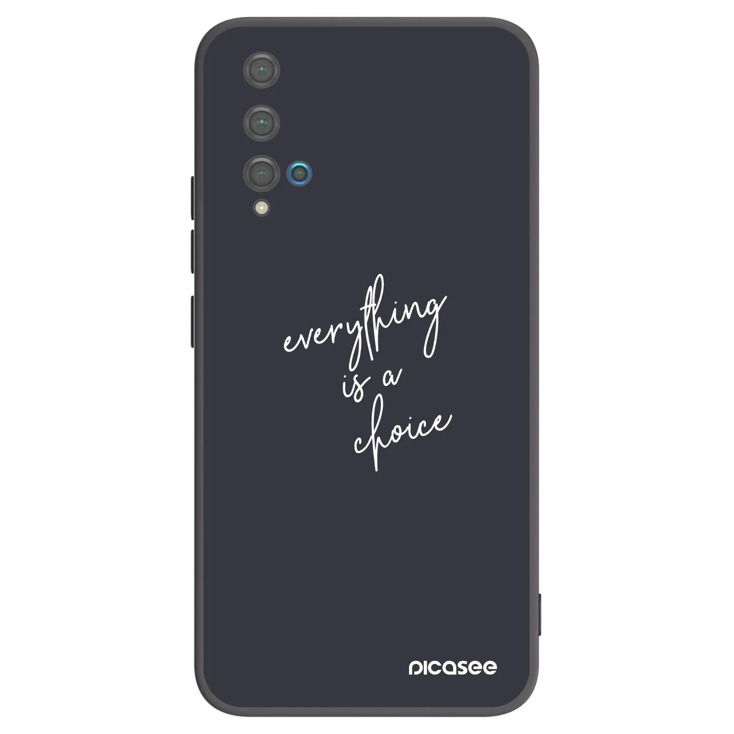 Picasee silikonový černý obal pro Huawei Nova 5T - Vše je na tobě