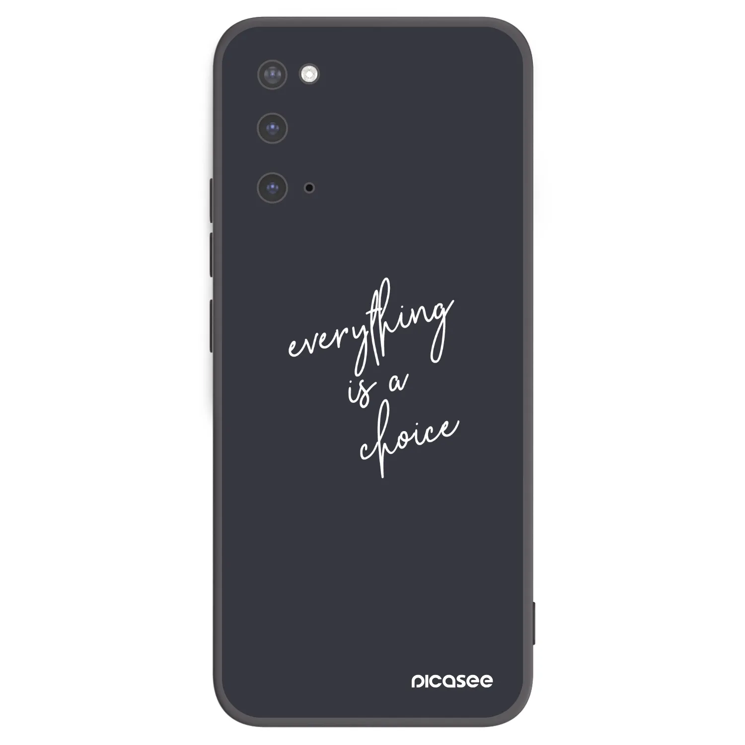 Picasee silikonový černý obal pro Samsung Galaxy S20 G980F - Vše je na tobě