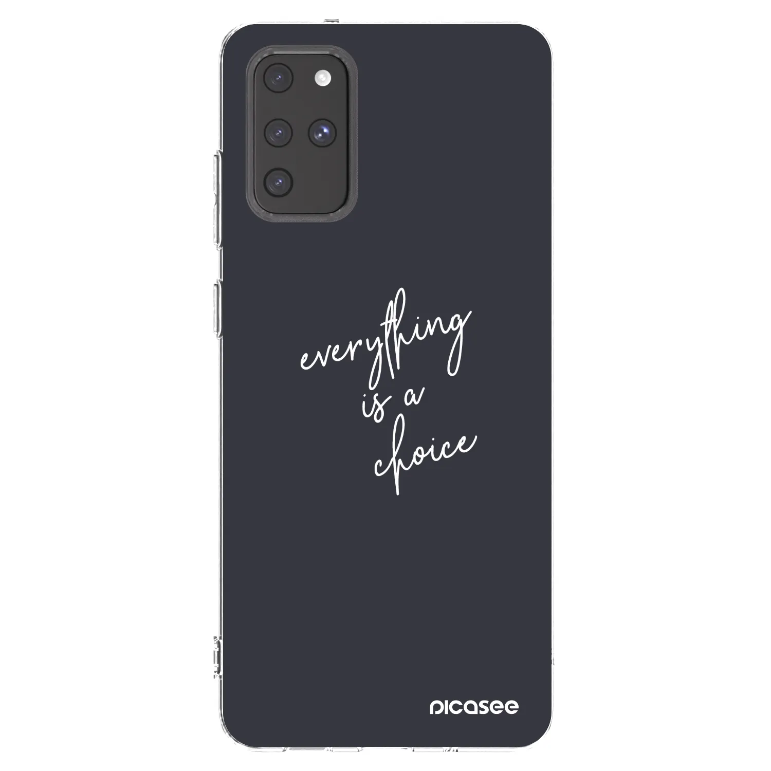 Picasee silikonový průhledný obal pro Samsung Galaxy S20+ G985F - Vše je na tobě