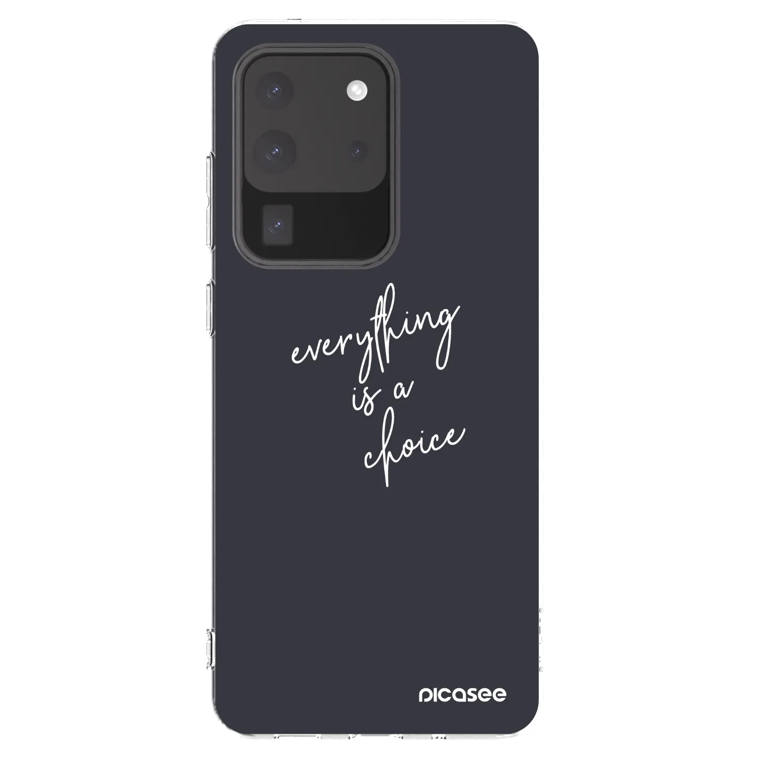 Picasee silikonový průhledný obal pro Samsung Galaxy S20 Ultra 5G G988F - Vše je na tobě