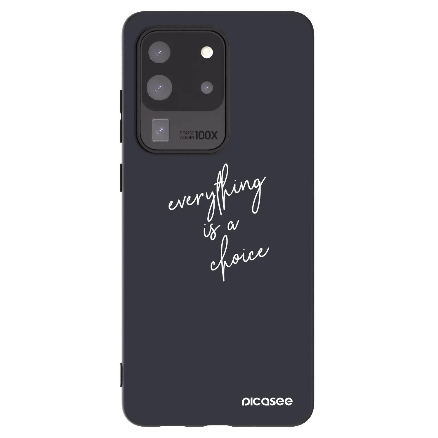 Picasee silikonový černý obal pro Samsung Galaxy S20 Ultra 5G G988F - Vše je na tobě