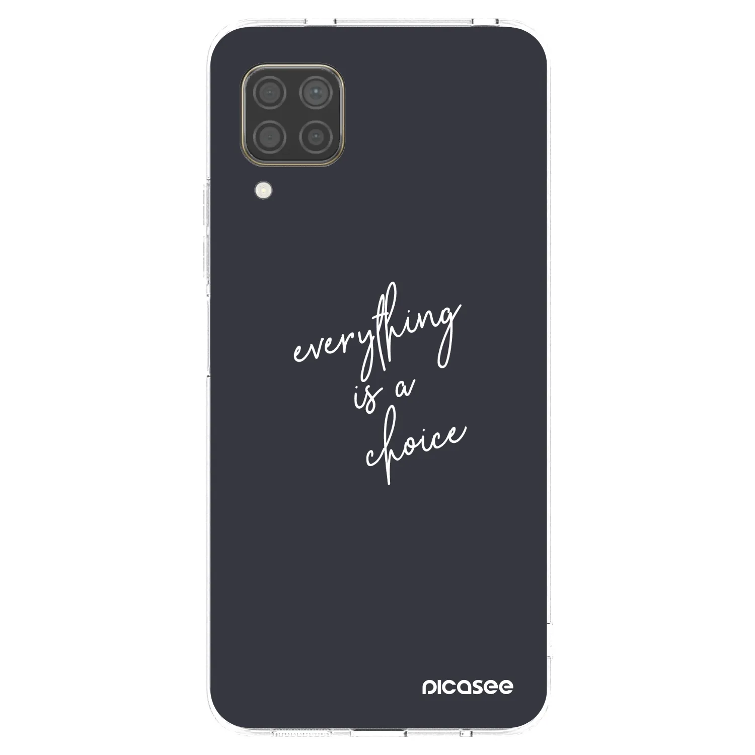 Picasee silikonový průhledný obal pro Huawei P40 Lite - Vše je na tobě