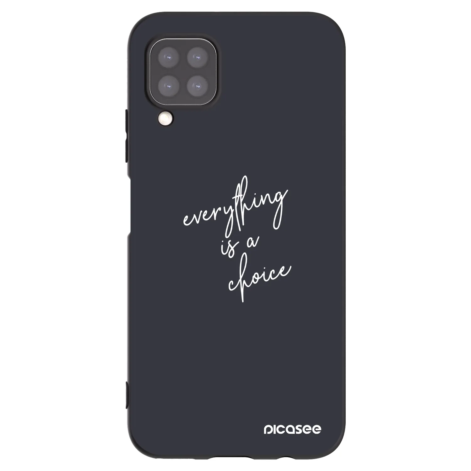 Picasee silikonový černý obal pro Huawei P40 Lite - Vše je na tobě
