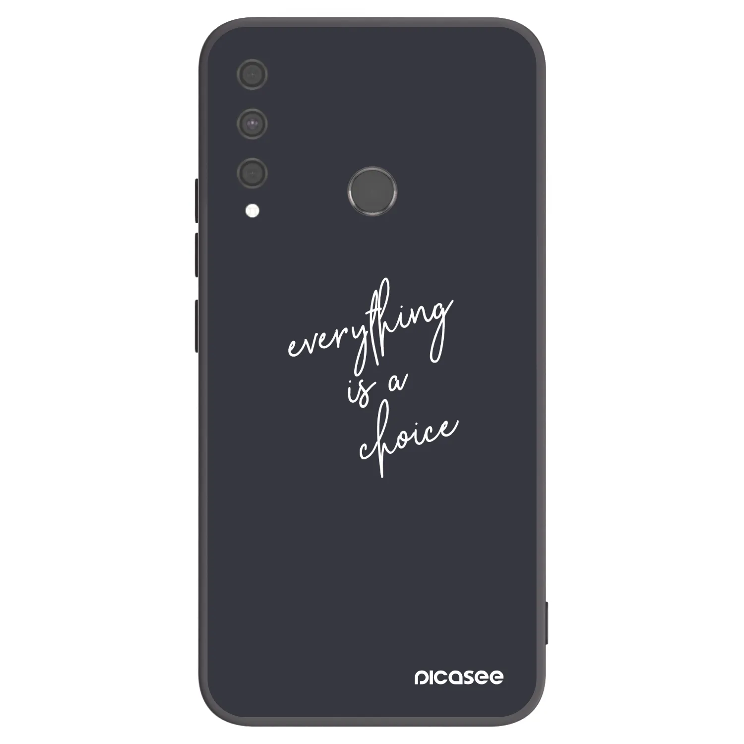 Picasee silikonový černý obal pro Huawei P40 Lite E - Vše je na tobě