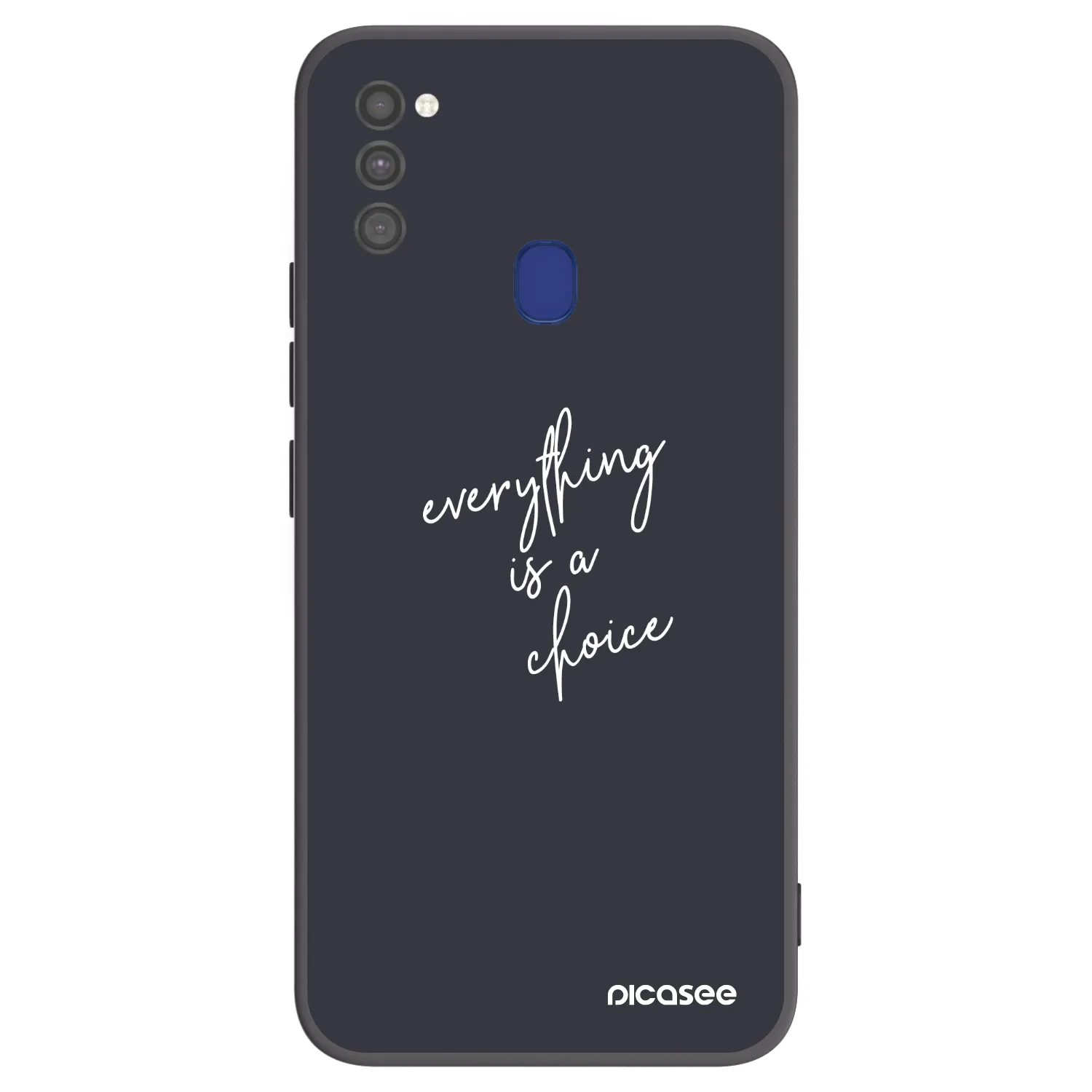 Picasee silikonový černý obal pro Samsung Galaxy M21 M215F - Vše je na tobě