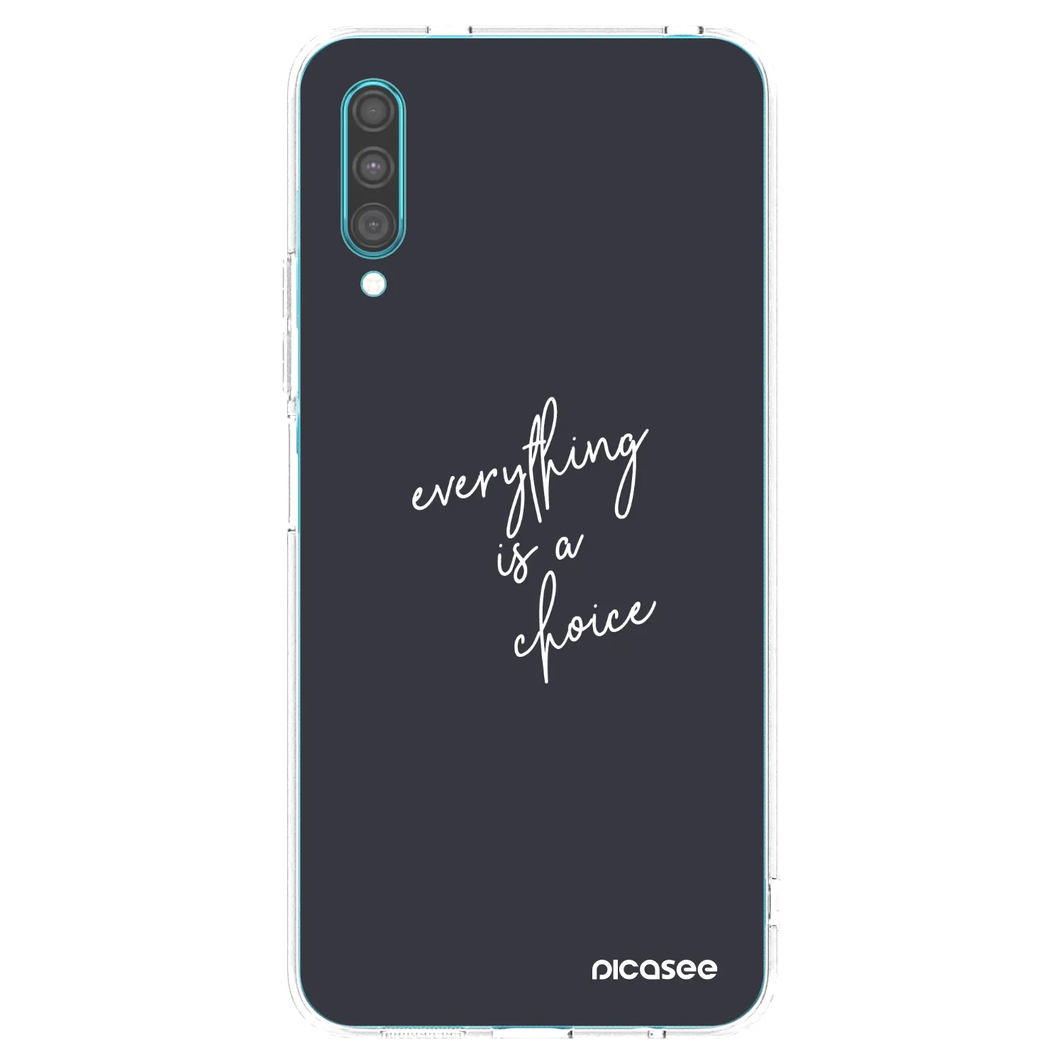 Picasee silikonový průhledný obal pro Samsung Galaxy A30s A307F - Vše je na tobě