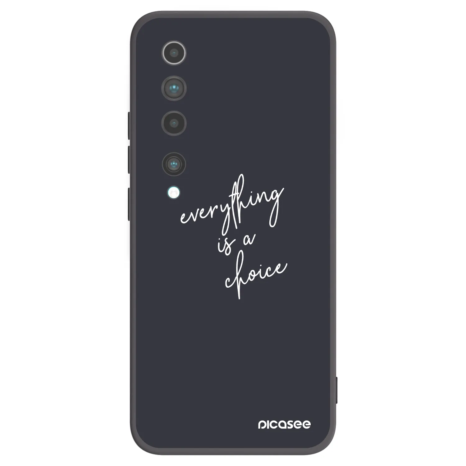 Picasee silikonový černý obal pro Xiaomi Mi 10 - Vše je na tobě
