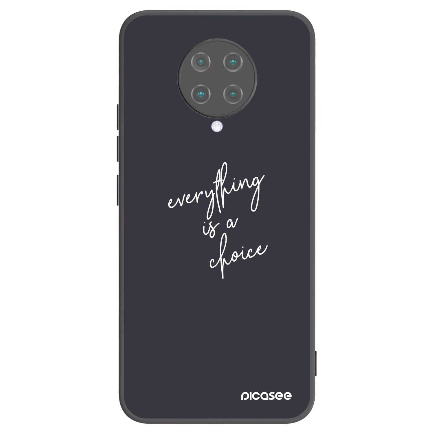 Picasee silikonový černý obal pro Xiaomi Poco F2 Pro - Vše je na tobě