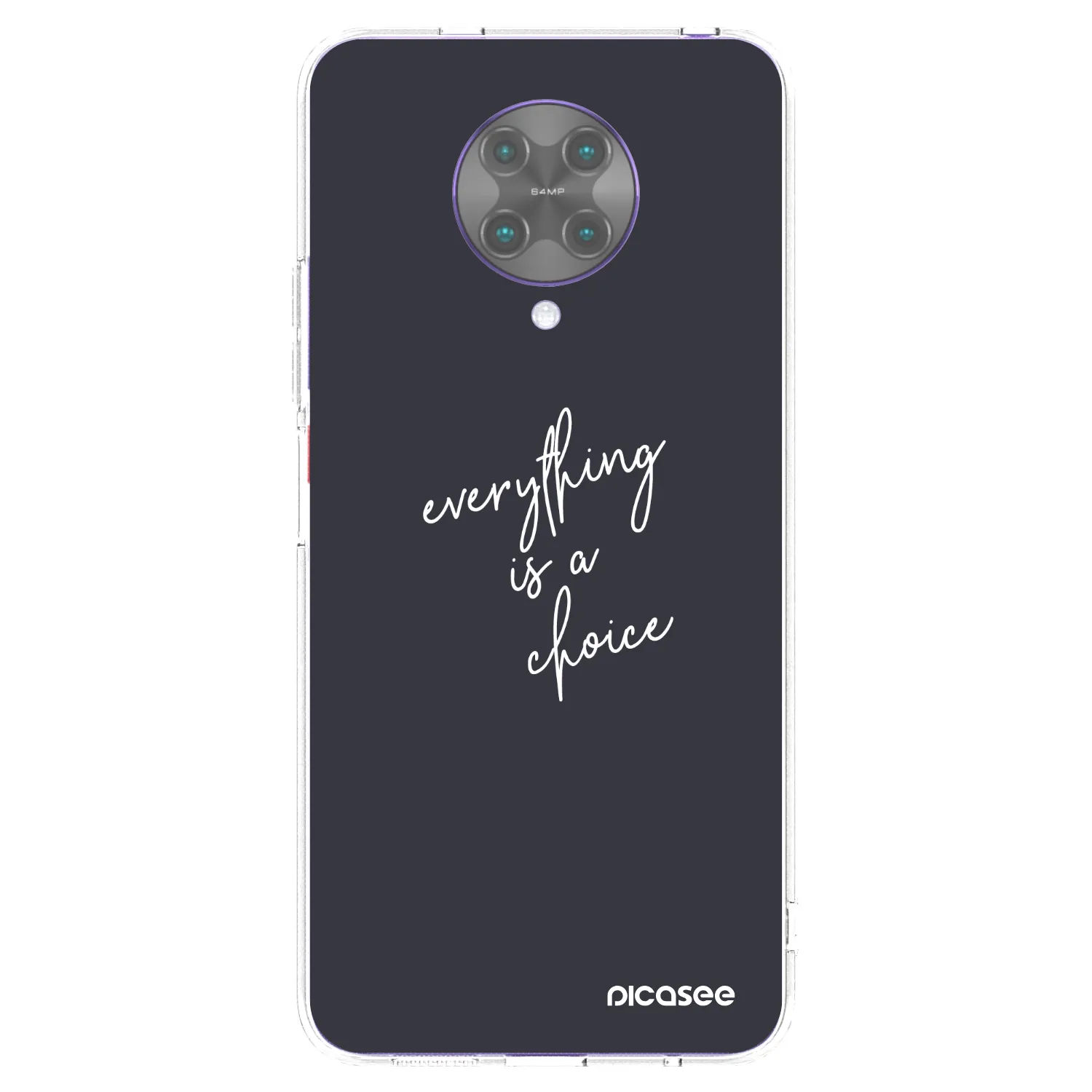 Picasee silikonový průhledný obal pro Xiaomi Poco F2 Pro - Vše je na tobě