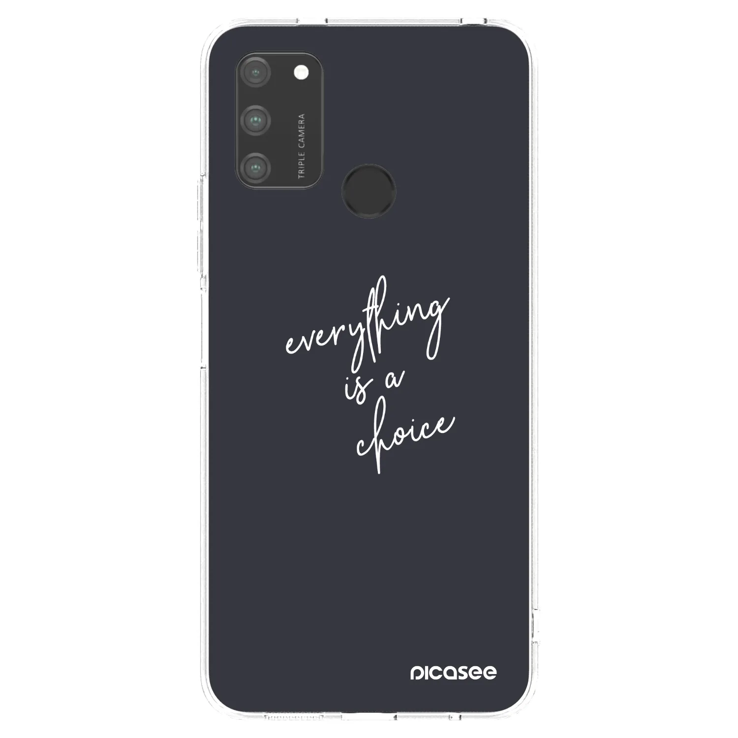 Picasee silikonový průhledný obal pro Honor 9A - Vše je na tobě