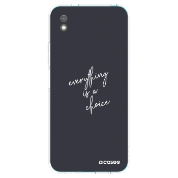 Picasee silikonový černý obal pro Xiaomi Redmi 9A - Vše je na tobě