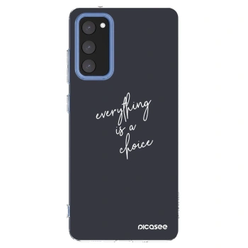 Picasee silikonový průhledný obal pro Samsung Galaxy S20 FE - Vše je na tobě