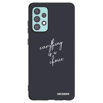Picasee silikonový černý obal pro Samsung Galaxy A72 A725F - Vše je na tobě