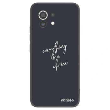 Picasee silikonový černý obal pro Xiaomi Mi 11 - Vše je na tobě
