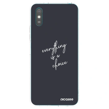 Picasee silikonový průhledný obal pro Xiaomi Redmi 9AT - Vše je na tobě